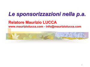 contratti di sponsorizzazione