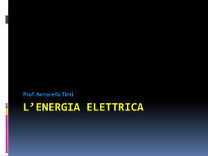 L`energia potenziale elettrica