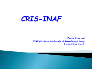 CRIS-INAF: a fruitful cooperation among IT specialists