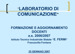 Diapositiva 1 - "E. FERMI"