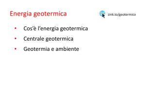 12. Energia geotermica