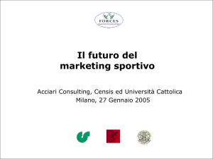 Il futuro del marketing sportivo