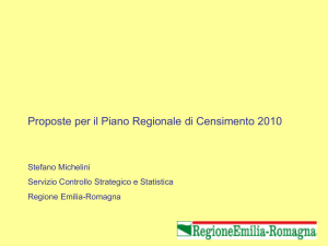 Diapositiva 1 - Statistica Emilia-Romagna