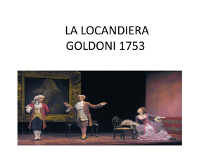 la locandiera goldoni 1753