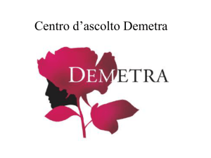 Centro d`ascolto Demetra