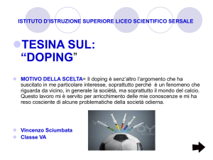 Il Doping - Vincenzo Sciumbata