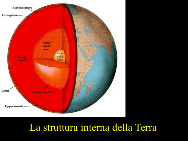 La Struttura Interna Della Terra 3300