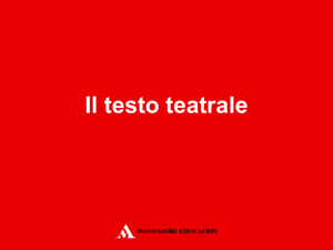 testo teatrale