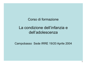 La sociologia dell`infanzia