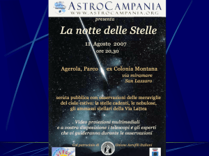 Presentazione di PowerPoint - AstroCampania