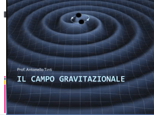 Il campo gravitazionale