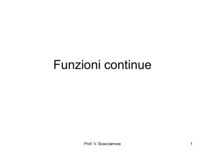 Funzioni continue