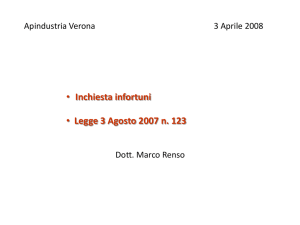 Diapositiva 1 - SPISAL Verona