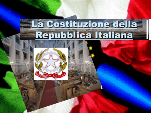 La costituzione Italiana - Liceo Scientifico Bisceglie