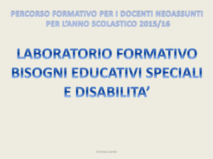 Diapositiva 1 - Formazione docenti neoassunti Regione Toscana