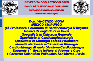 1a parte / 26 DIA - Vincenzo Vigna Cardiochirurgo al Policlinico di