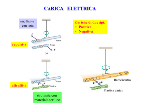 linee di forza del campo elettrico linee di forza del campo elettrico