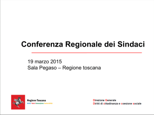 Conferenza Regionale Presentazione