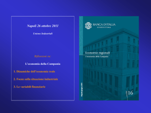 Economia della Campania - Unione Industriali Napoli
