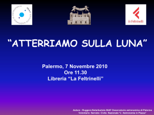 Presentazione PowerPoint - Osservatorio Astronomico di Palermo