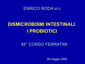 Diapositiva 1 - corso d`aggiornamento medico franco ferratini onLine