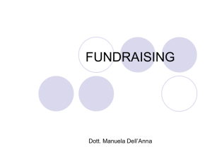 fundraising - CdO Opere Educative
