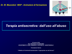 slide Mazzoleni - terapia antisecretiva