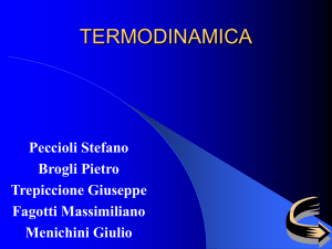 termodinamica - Portale di Piero Lucarelli