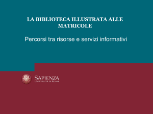 Presentazione di PowerPoint - Dipartimento di Biologia e