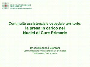 Diapositiva 1 - AUSL Bologna