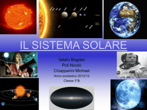 il sistema solare - Istituto Comprensivo "GB Rubini"