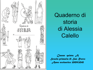Quaderno di storia di Alessia Calello