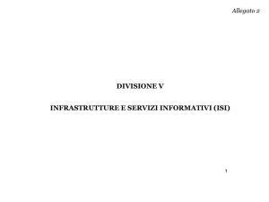 Infrastrutture e Servizi informativi (ISI) Funzioni