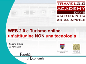 Web 2.0 e Turismo Online