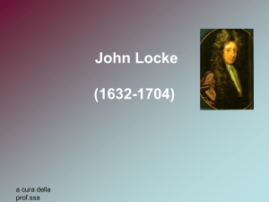 John Locke - iismarianoquartodarborea.gov.it