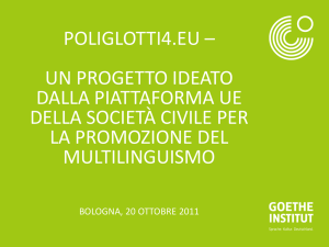Poliglotti4.eu – un progetto IDEATO DAlla piattaforma UE della