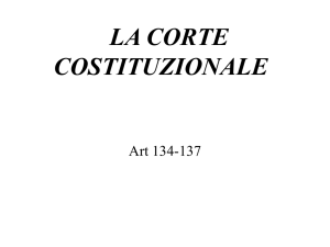 la corte costituzionale