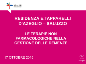 Presentazione di PowerPoint - Residenza Tapparelli Saluzzo