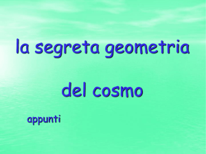 la segreta geometria del cosmo