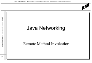 import java.rmi. - Marco Ronchetti