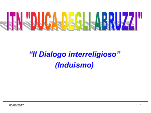 Presentazione Dialogo interreligioso – Induismo