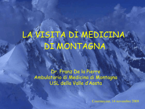 Nessun titolo diapositiva - Azienda USL della Valle d`Aosta