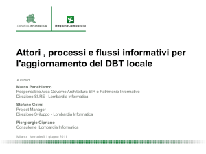 Diapositiva 1 - Geoportale della Lombardia