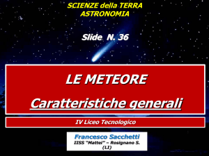 Scienze della Terra Astronomia Slide n°