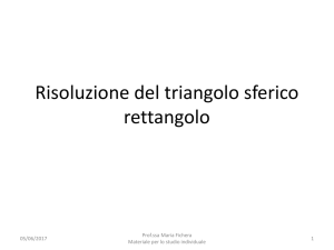 Triangolo sferico rettangolo