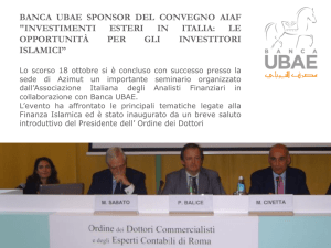 investimenti esteri in italia: le opportunità per gli investitori islamici