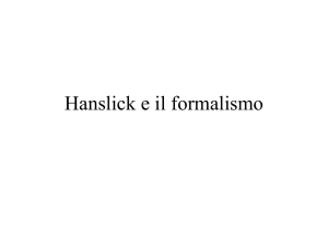 Hanslick e il formalismo