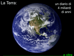 La Terra: un diario di 4 miliardi di anni……