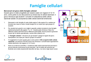 Famiglie cellulari: Carte