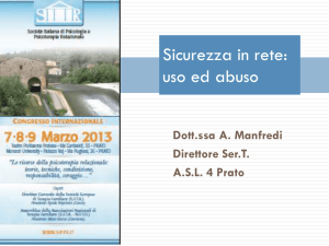 Diapositiva 1 - Azienda Usl 4 di Prato